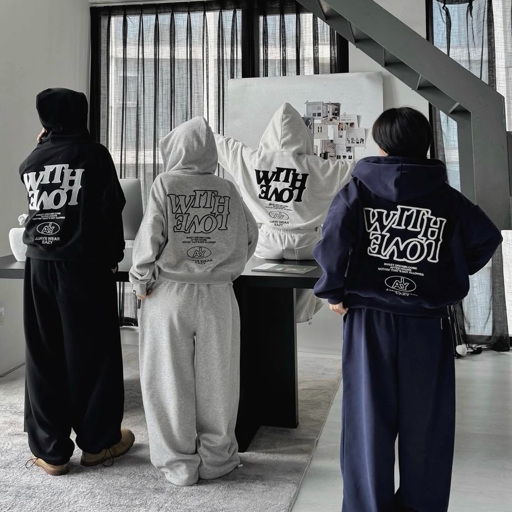 Graphic Sweater and Sweatpants Set
